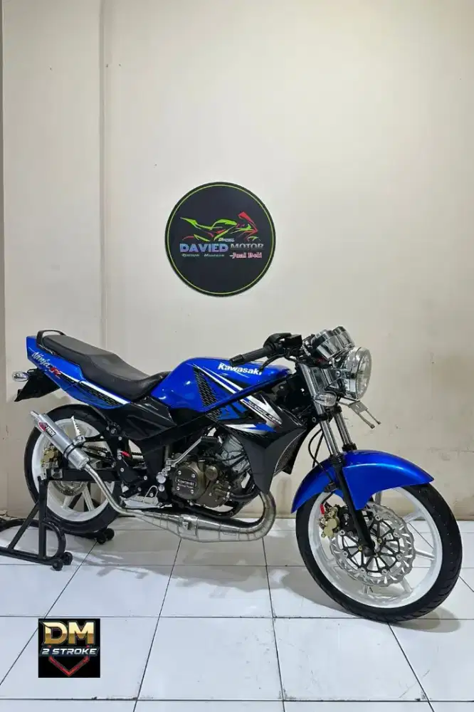 Ninja R 2014 asli warna biru pjk panjang