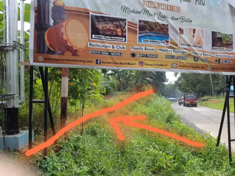 Tanah dijual di valley kasuari resort