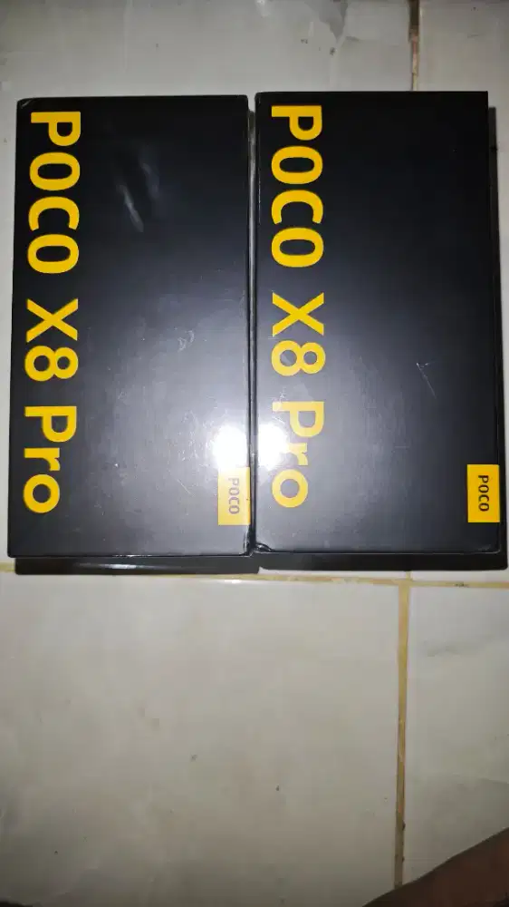 POCO X8 PRO RAM 12/512 GB WARNA PUTIH BNIB NO REPACK GARANSI RESMI