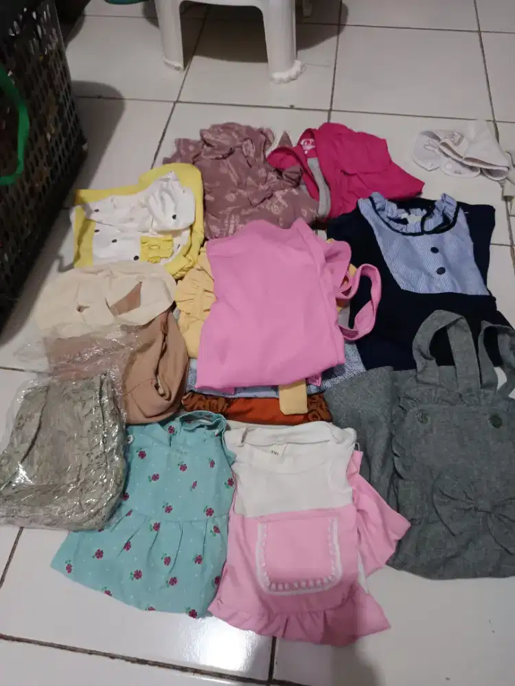 baju anak cewe harga 3-5 pcs