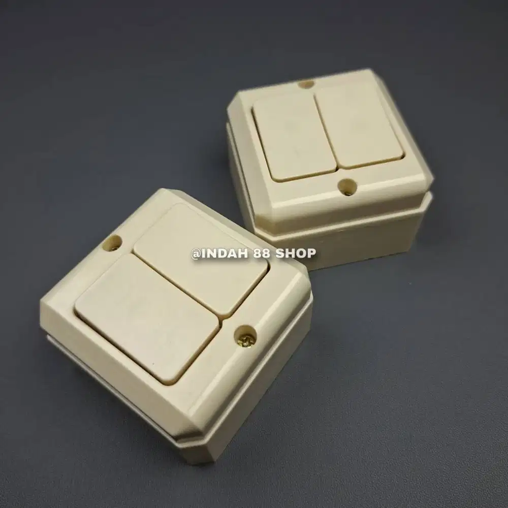 Saklar Engkel OB Persegi Putih / Switch OB Series