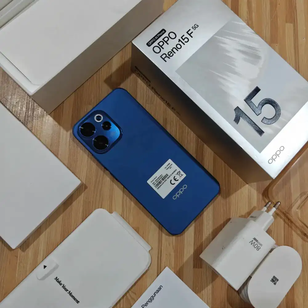 Oppo Reno 15F 8/128 Resmi Fullset