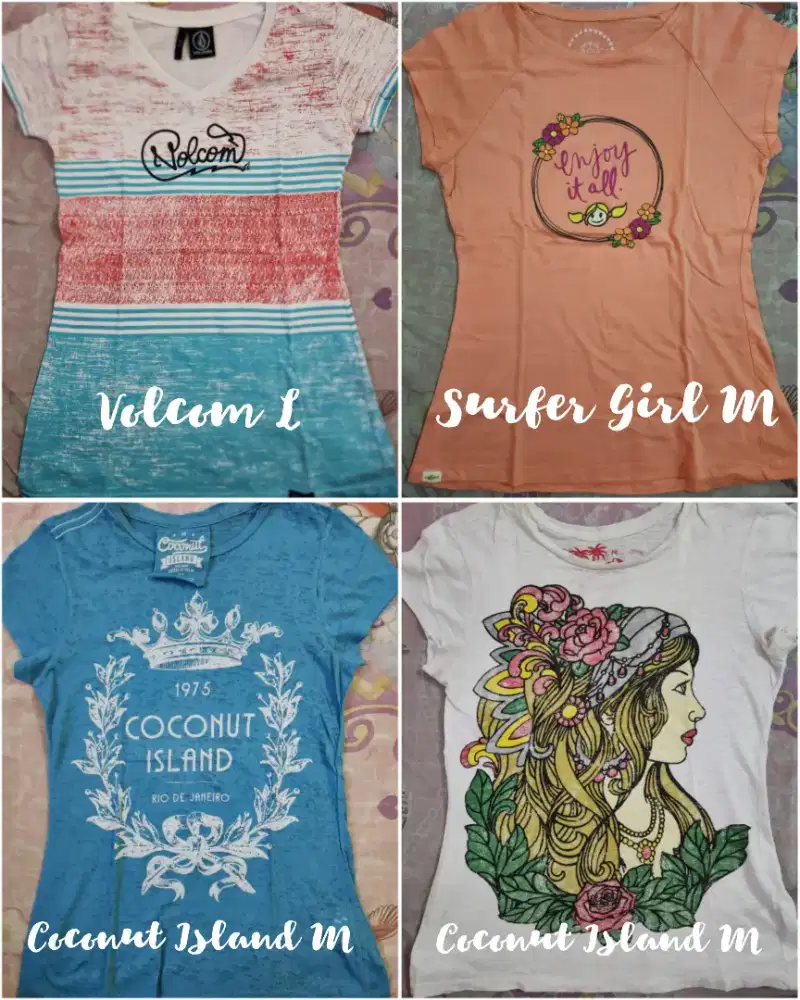 Baju kaos cantik dan hotpants