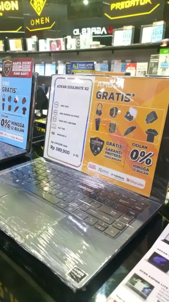 Laptop Advan Soulmate X 2
