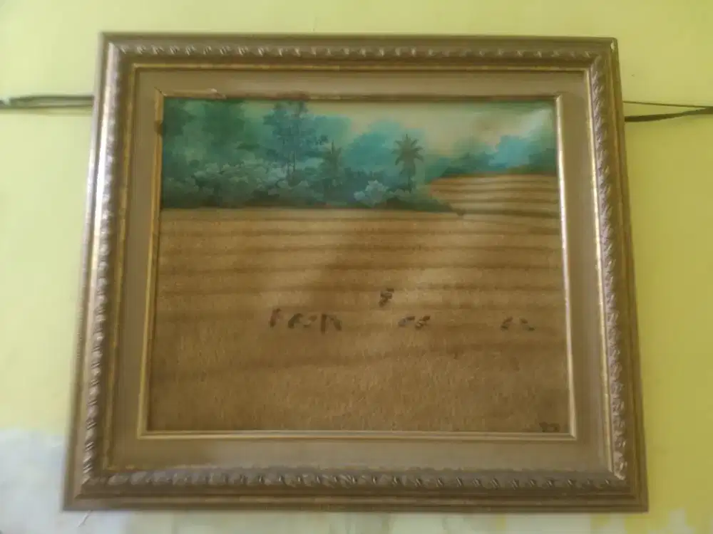 Lukisan gambar padi