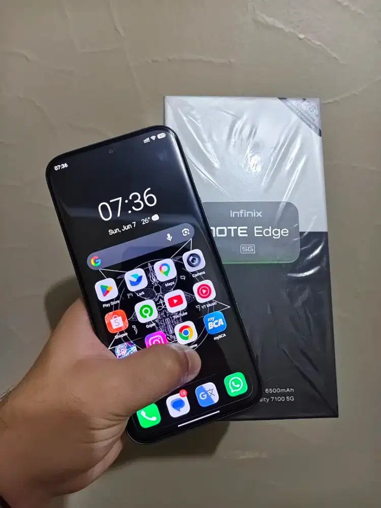 Infinix Note Edge 5G - 8+8/128 [Baru 1 Minggu]