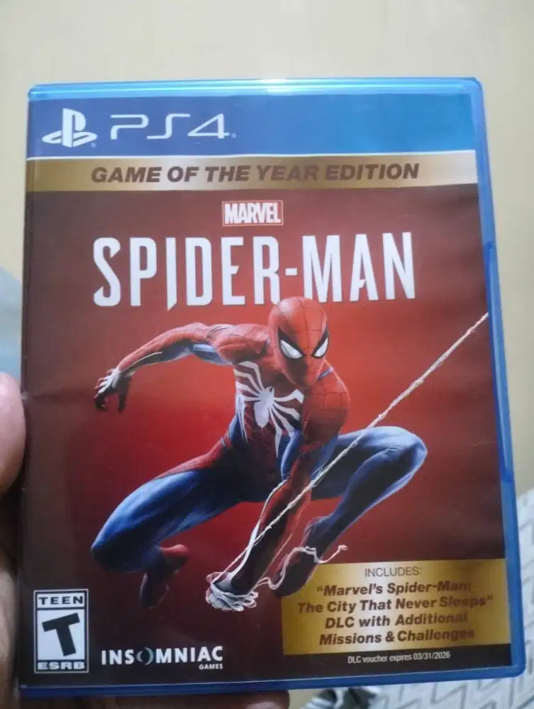Kaset Marvel Spiderman PS 4