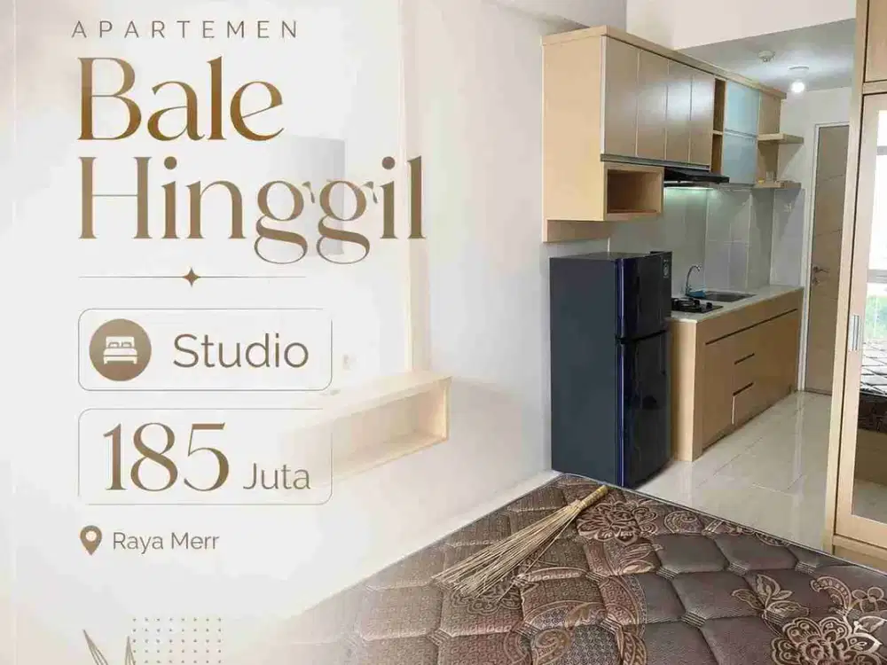 Nol Raya MERR‼️Apartemen Bale Hinggil