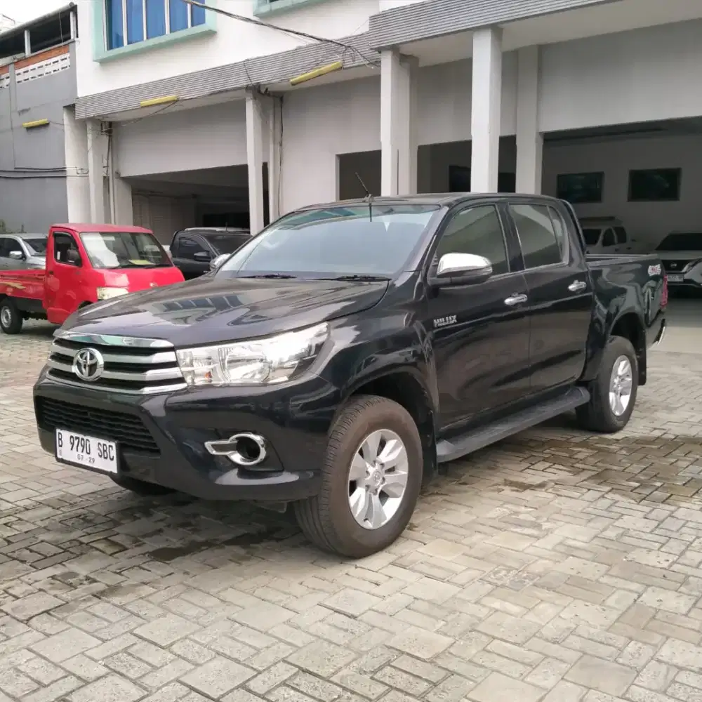 TOYOTA HILUX DC 2.4G M/T 4X4 2019 PUTIH ORIGINAL ASLI NOPOL B JKT TOP