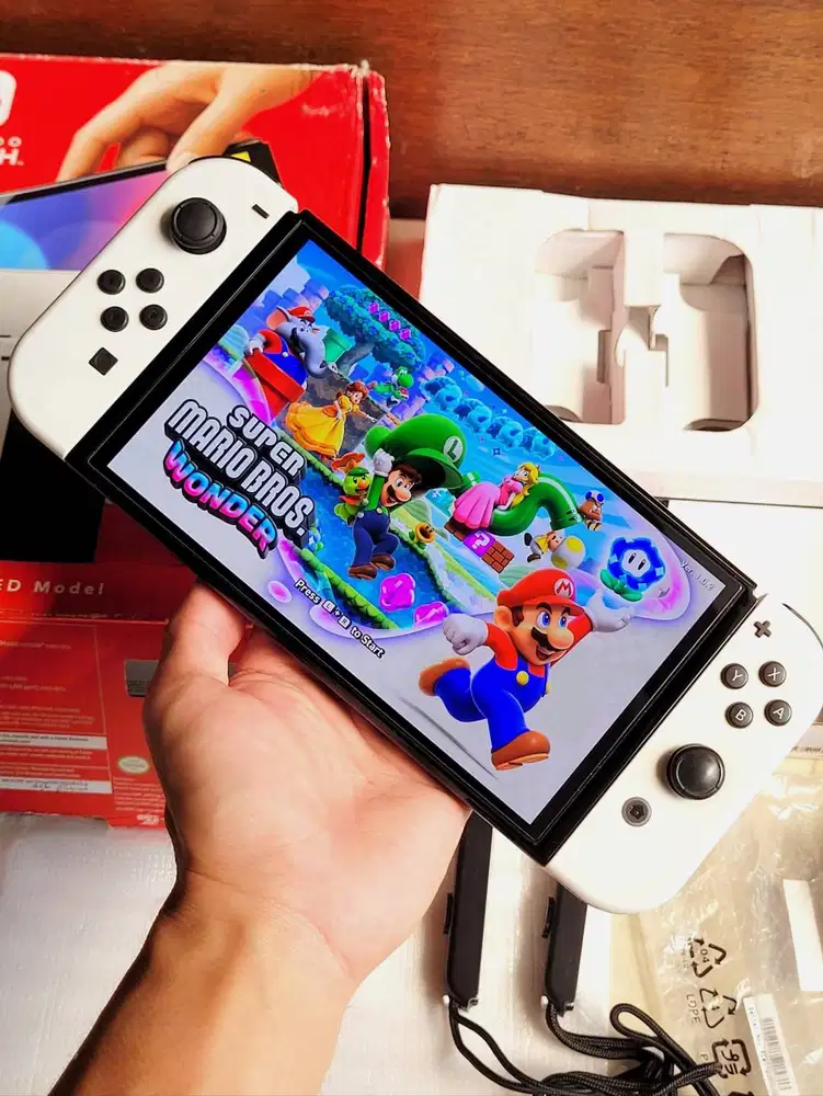 Nintendo Switch OLED 256GB Full Games Fullset Second Preloved Lengkap