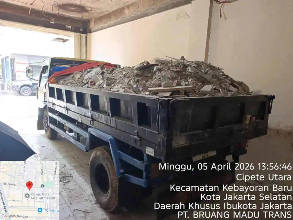 Jasa buang puing sampah dan pengurugan
