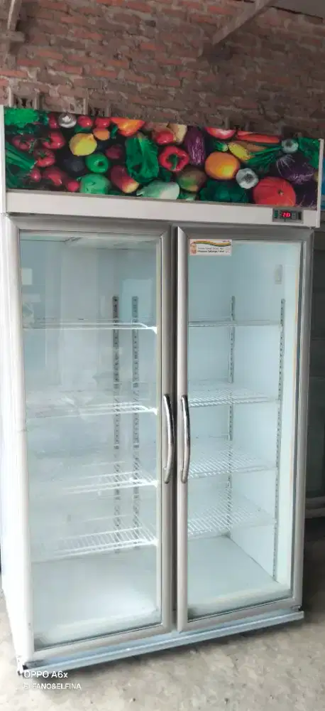 Chest freezer showcase cold storage portable