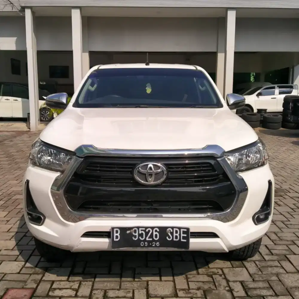 TOYOTA HILUX DC 2.4G M/T 4X4 2022 NIK 2021 PUTIH ORIGINAL NOPOL B JKT