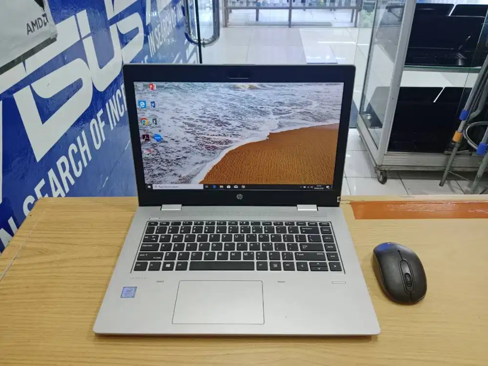 DILIRIK LAPTOP MEWAH BUAT EDITING HP PROBOOK 640 G4 CORE i7 RAM 8GB