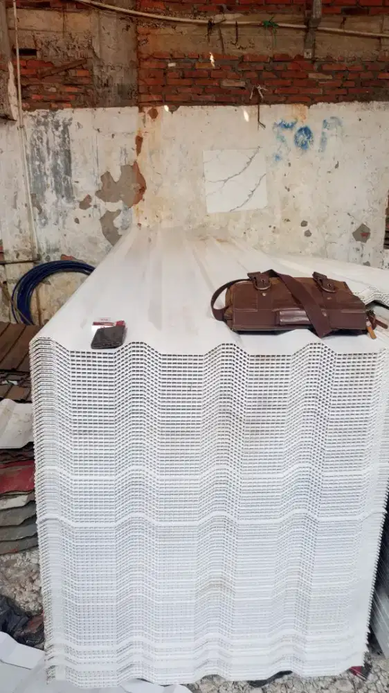 Atap upvc Double layer.panjang 4,5&6 mtr
