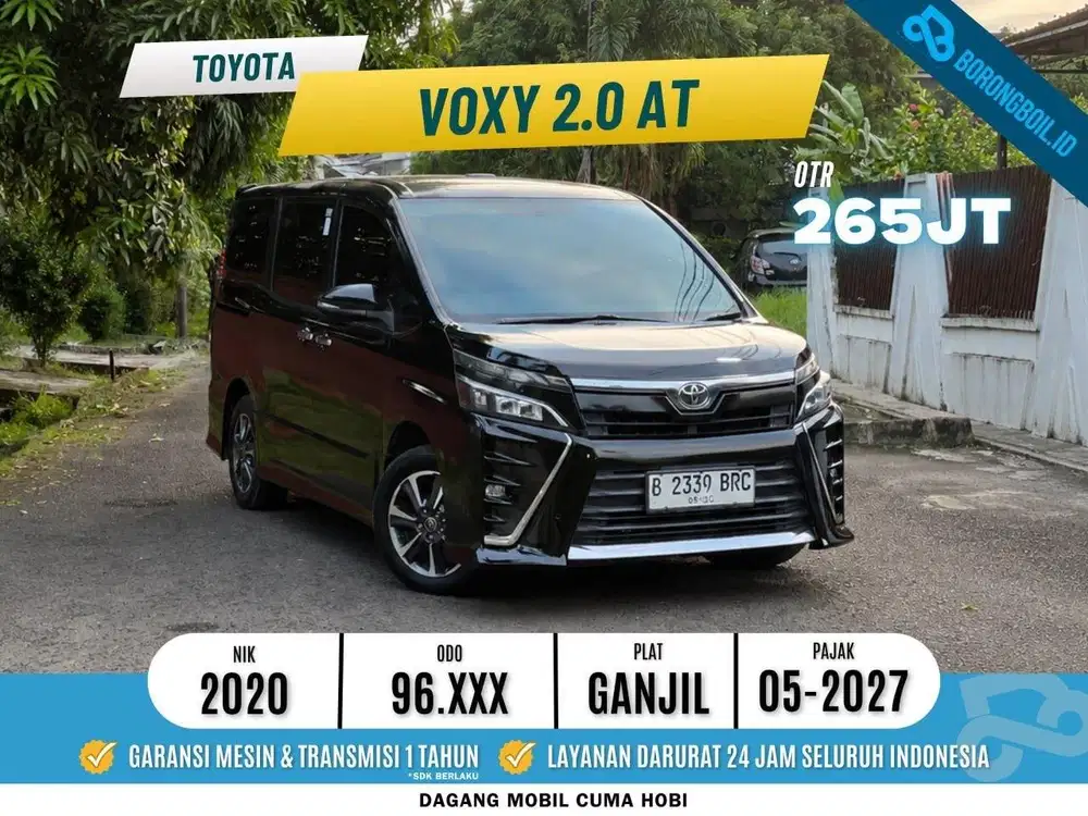 Slidingdoor Favorit | Toyota Voxy Metik Favorit 2020 Hitam