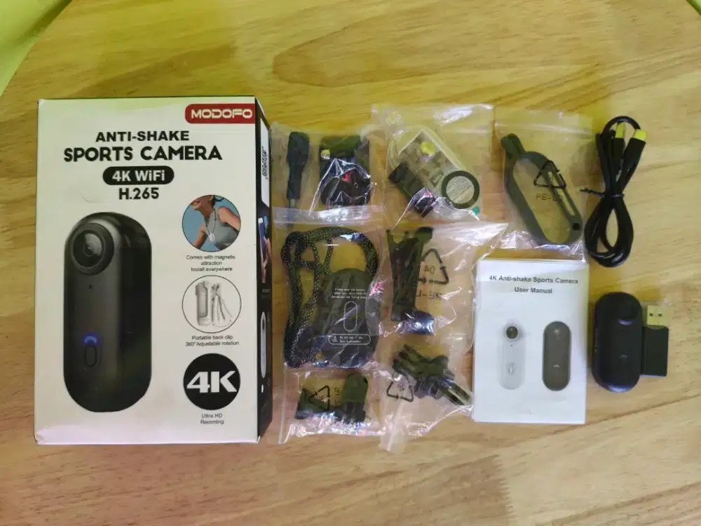 KAMERA VLOG MODOFO 4K STABIL PLUS SD 64 GB