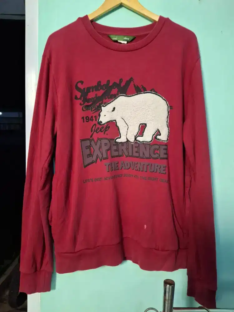 Crewneck jeep size XL