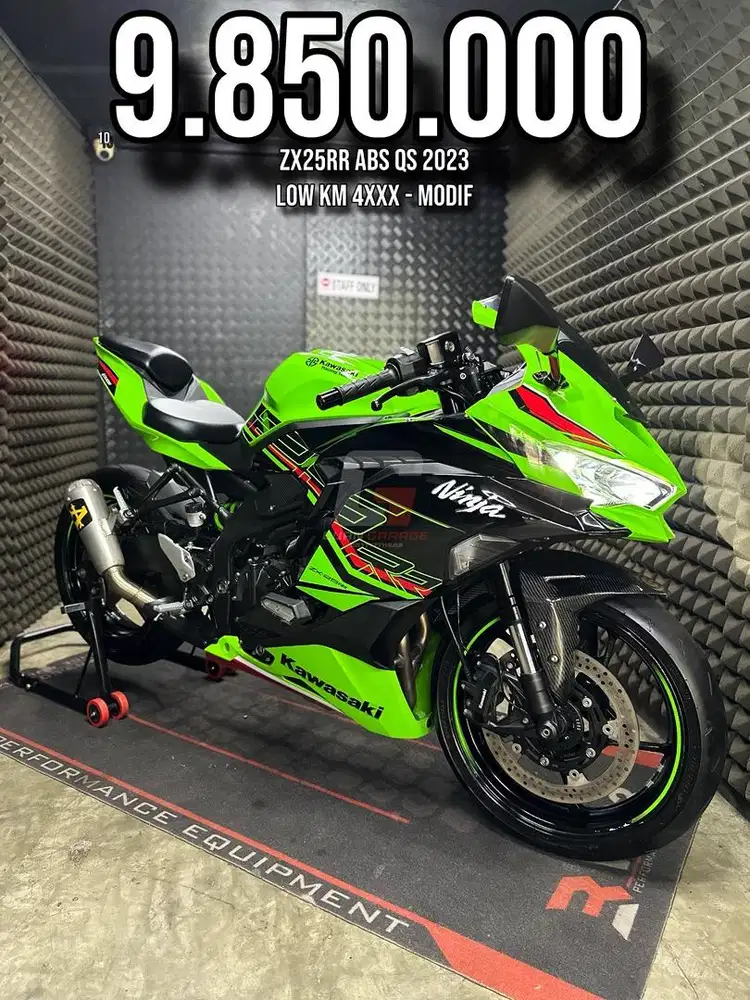 ZX25RR OR ZX 25 RR ABS QS 2023 MODIF LOW KM 4XXX RAWATAN SUPERB UNIT