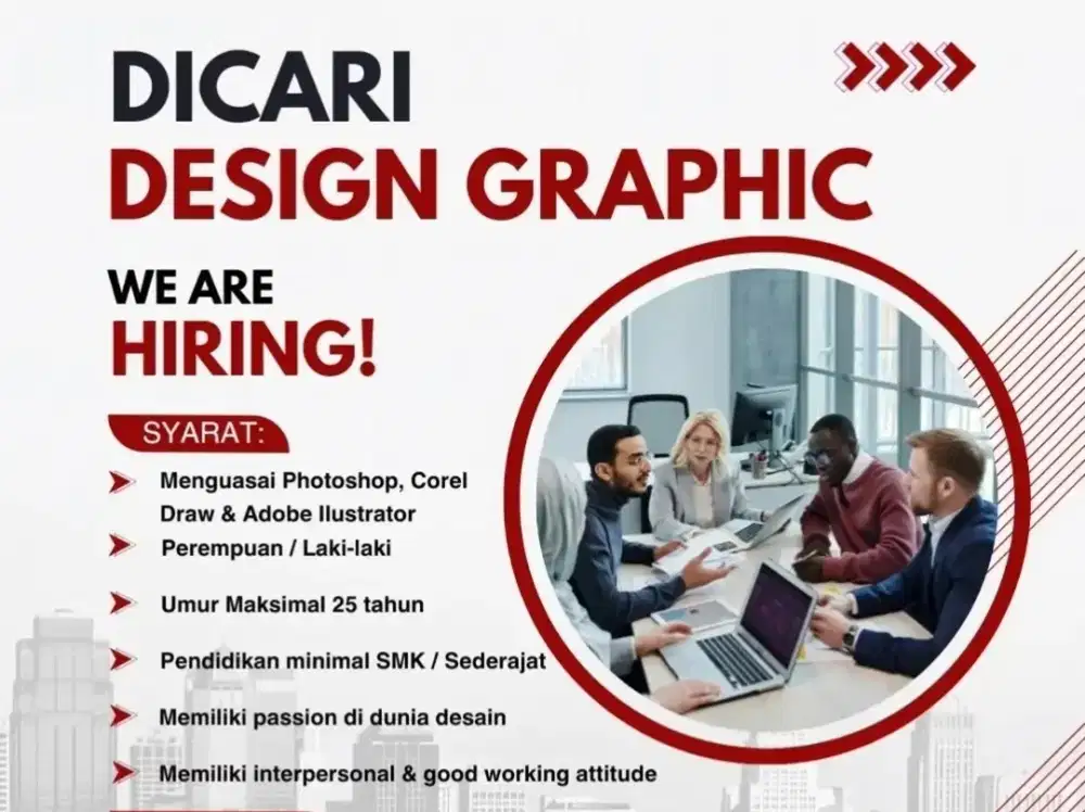 Dicari segera Graphics Design