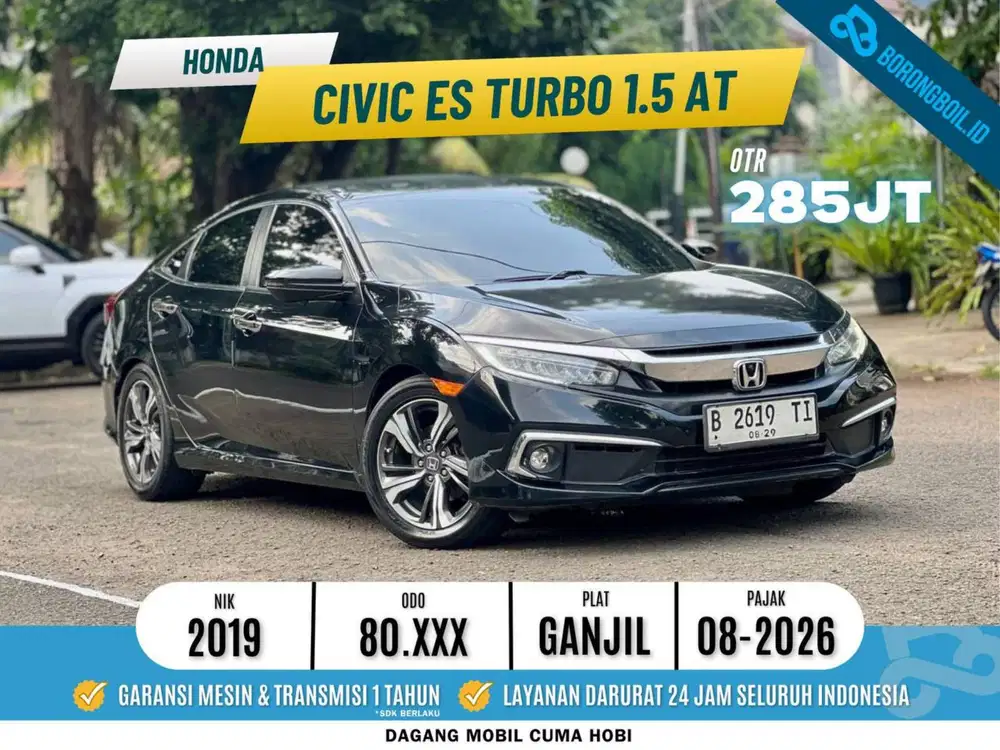 Honda Civic ES cvt 2019 Hitam