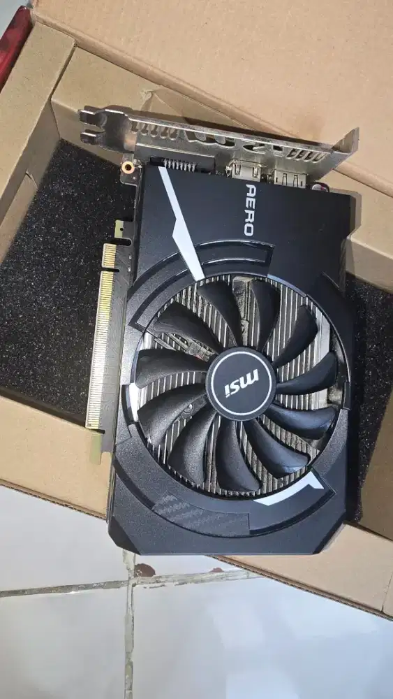GPU GTX 1050 MSI aero itx 2G. Apa adanya.