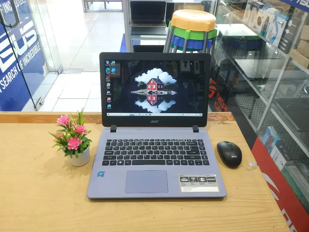 JUAL LAPTOP ACER ASPIRE A314-33 CELERON RAM 4GB HDD 500GB