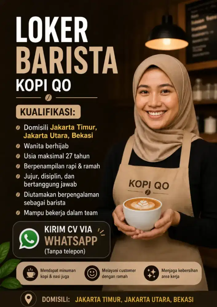 Lowongan kerja jaga stand kopi