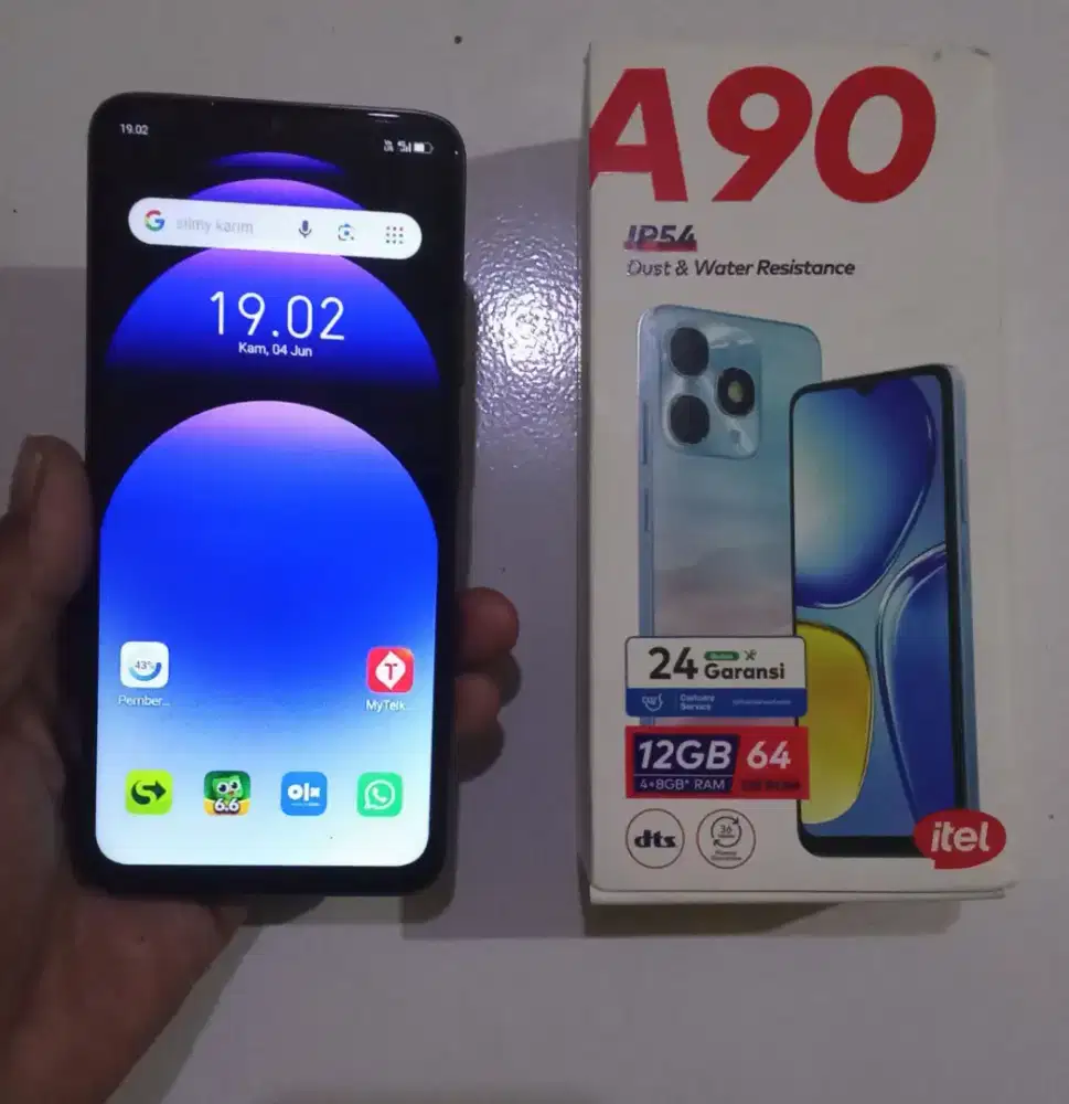 Itel A90 Lengkap, Normal, Mulus