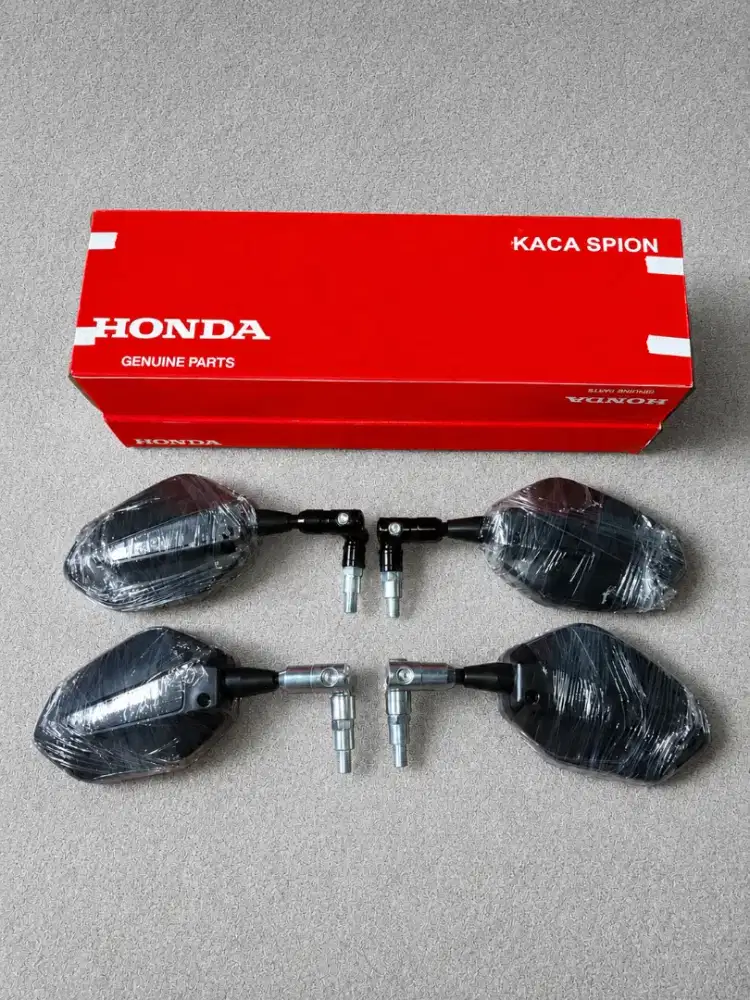Spion Original model luster breket CNC Silver & Hitam universal