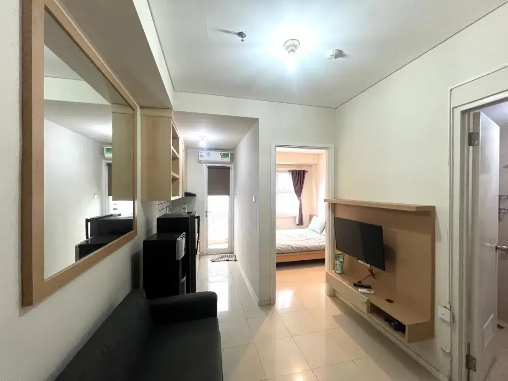 Sewa Apartemen Parahyangan Residence, 1 Bed Room, Furnished, Lantai 2