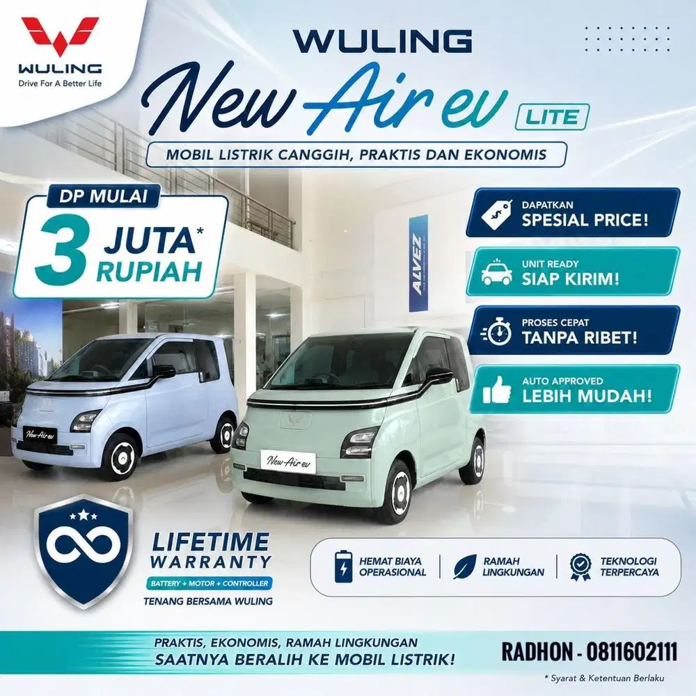New Wuling Air Ev Lite 200km