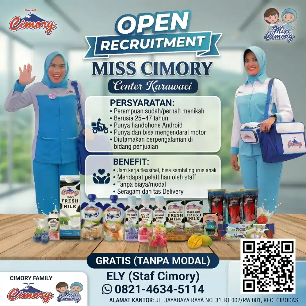 We're Hiring Sales Cimory