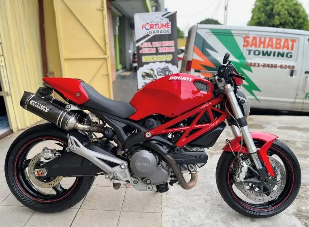 DUCATI MONSTER 795 ARROW 2012 MERAH FULL PAPER FULL HEDON MODS ANTIK