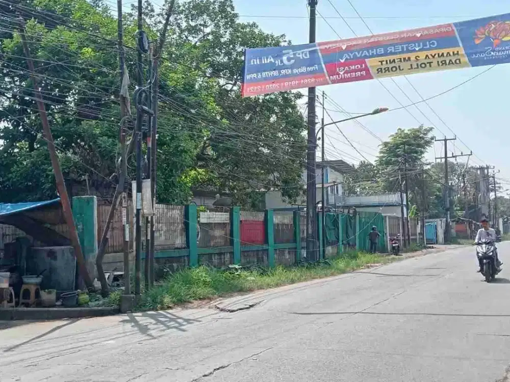 Tanah 2500 dekat tol Burangkeng Tamansari kab bekasi