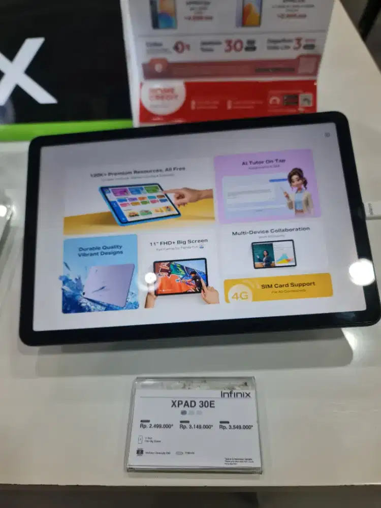 Infinix xpad 30E garansi resmi