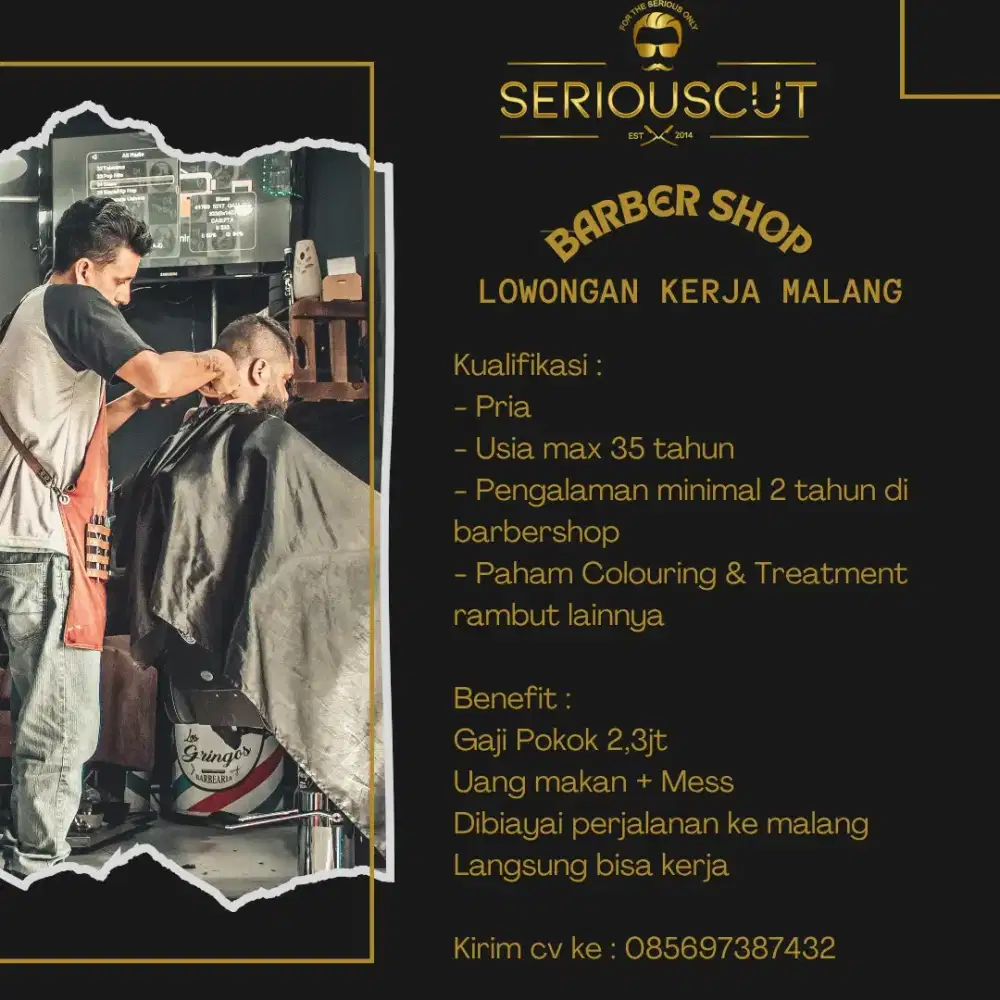 Lowongan Kerja Barbershop