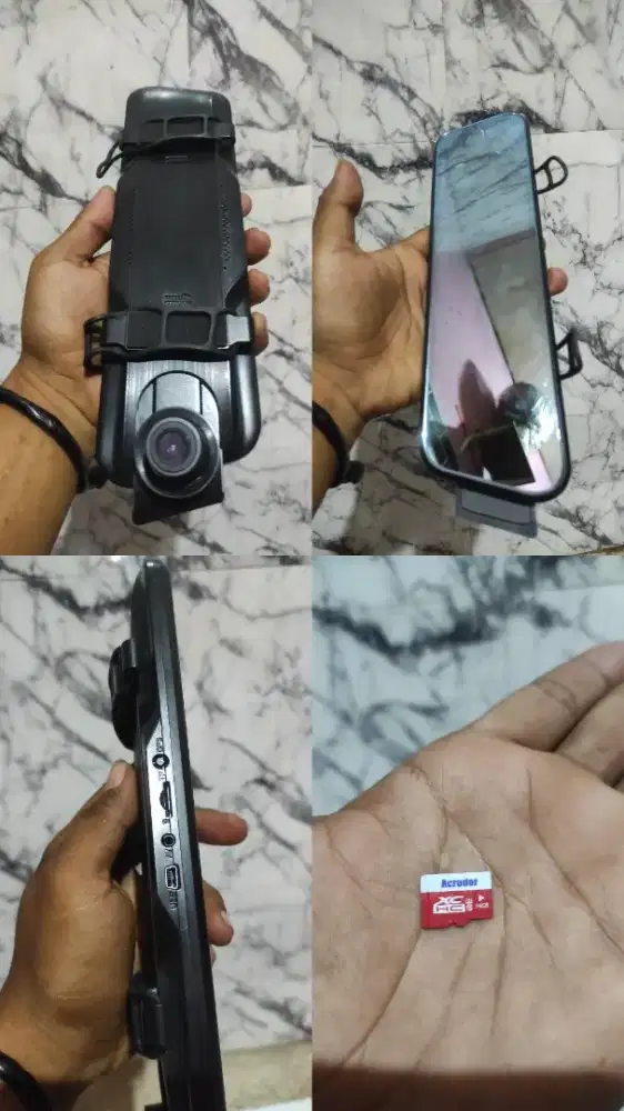 Mirror spion dalam berkamera + SD card 16gb