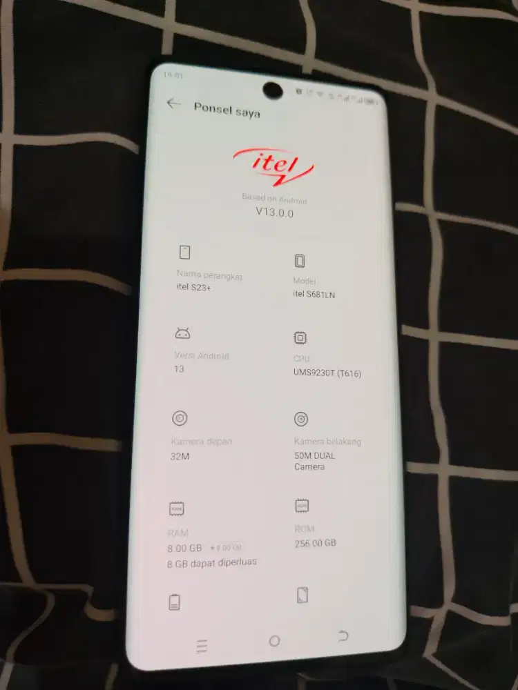 Jual HP Itel S23+ Ram 8/256 GB
