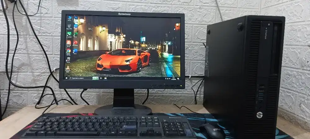 Komputer Lengkap Build Up HP Office Design Siap Pakai