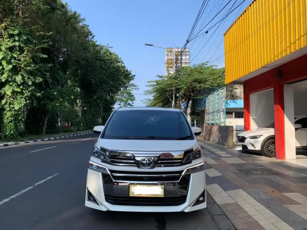 Toyota Vellfire 2.5 G Matic 2019 Putih Tgn 1 KM 24rb Record alphard