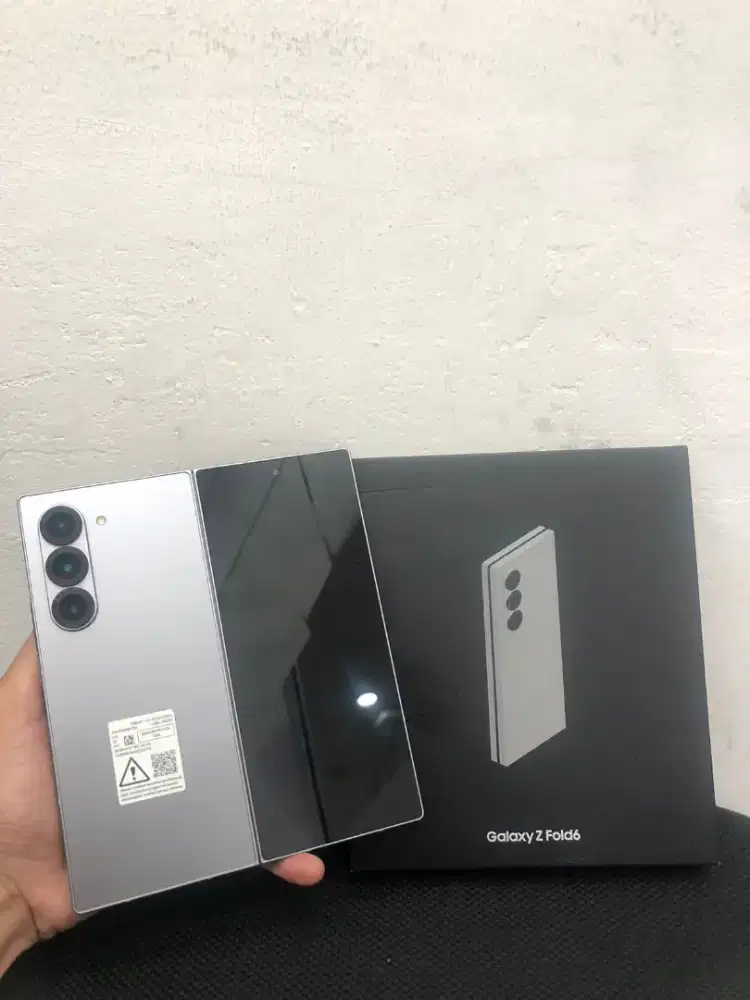 Samsung Z Fold 6 12/256 Fulset ori resmi sein no minus