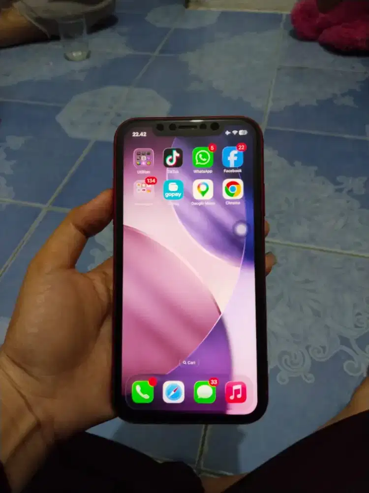 iPhone 11 red inter fullset 128