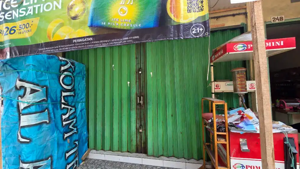 Dikontrakkan Tempat Usaha Pinggir Jalan – Cocok untuk Warung dan Toko