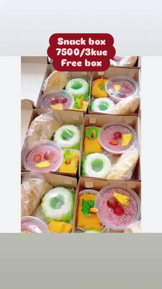 Snack box 7500 isi 3 free box