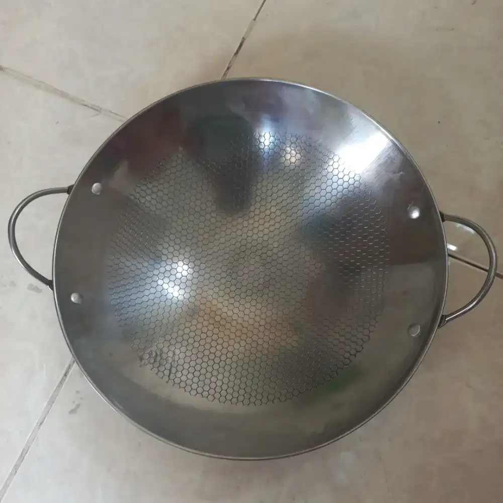 Wajan stainless steel ukuran diameter 28cm