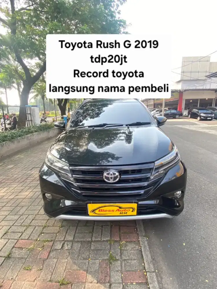 Toyota rush g 2019 tdp hitam 2020 record istimewa