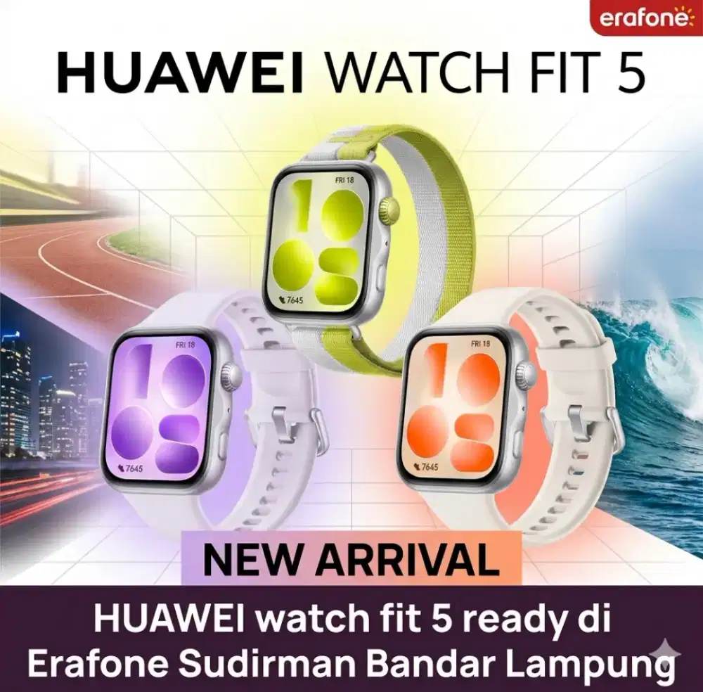 New product Huawei watch fit 5 bonus melimpah