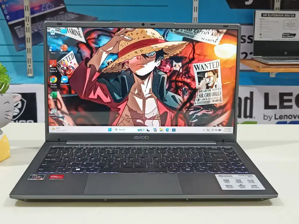 Laptop bekas Axioo hype 5 AMD X5-2 Ryzen 5 7430U Ram 8 GB