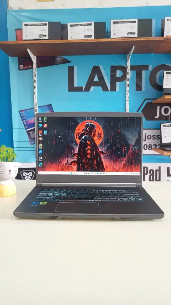 Laptop Gaming MSI THIN 15 Intel Core i7-Gen13 Nvidia RTX 3050